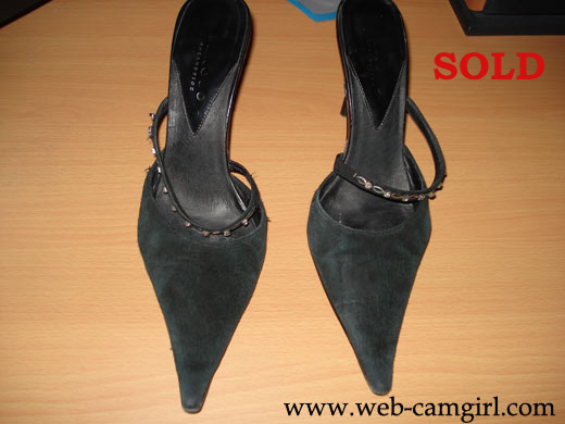 used black heels